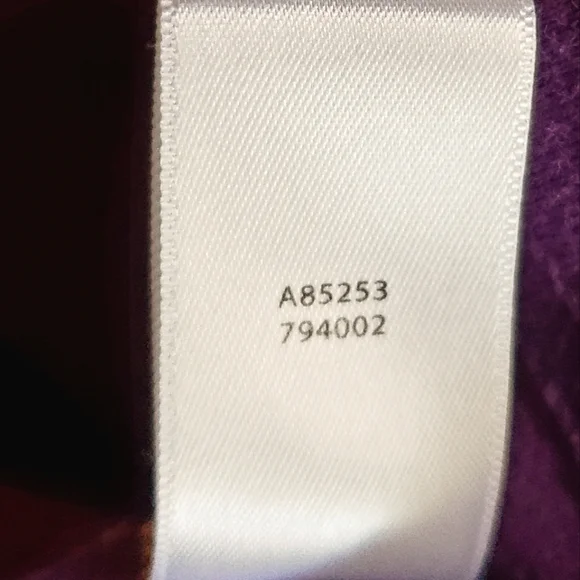 Denim & Co. Novelty Zip Front Jacket and SS T-Shirt Set - Purple - XL - Picture 15 of 15